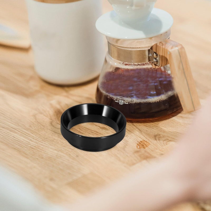 Silver Magnetic Espresso Dosing Funnel For Accurate Coffee Powder Measurement Easy Clean Home Office Use - Image 4