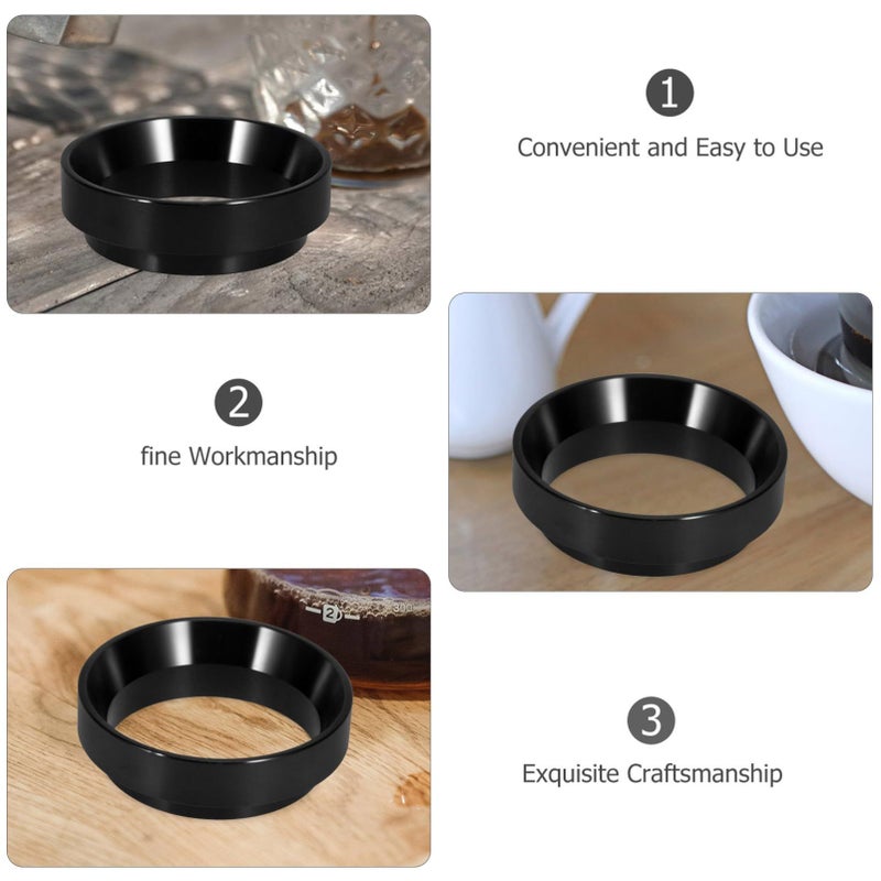 Silver Magnetic Espresso Dosing Funnel For Accurate Coffee Powder Measurement Easy Clean Home Office Use - Image 5