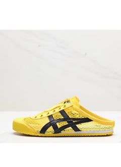Onitsuka Tiger 【Summer Only】Men and Women Mexico66 Sabot - Slip On Canvas Cool Summer Casual Sandals Shoes Yellow/Black  - Image 1