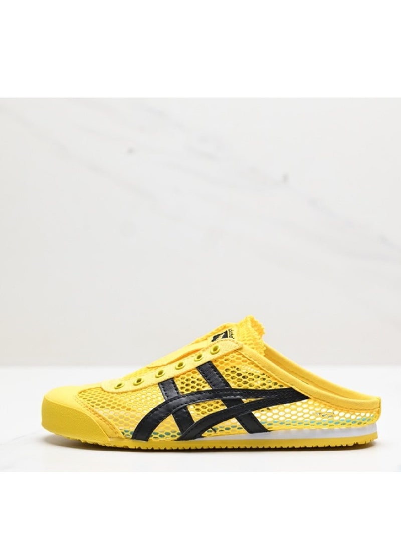 Onitsuka Tiger 【Summer Only】Men and Women Mexico66 Sabot - Slip On Canvas Cool Summer Casual Sandals Shoes Yellow/Black  - Image 1
