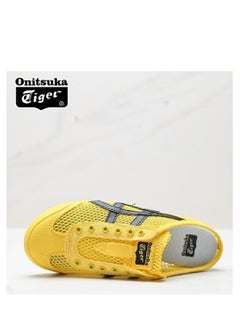 Onitsuka Tiger 【Summer Only】Men and Women Mexico66 Sabot - Slip On Canvas Cool Summer Casual Sandals Shoes Yellow/Black  - Image 3