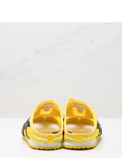 Onitsuka Tiger 【Summer Only】Men and Women Mexico66 Sabot - Slip On Canvas Cool Summer Casual Sandals Shoes Yellow/Black  - Image 5