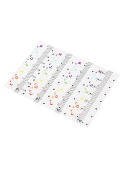 Thoraya Piano Keyboard Stickers Multipurpose Removable Transparent Piano Keyboard Note Labels for 88 61 49 37 Keys for Beginners Kids  - Image 4