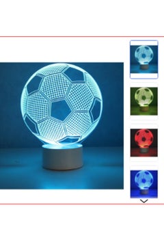 Football Night Light for Boys 3D Optical Illusions Custom