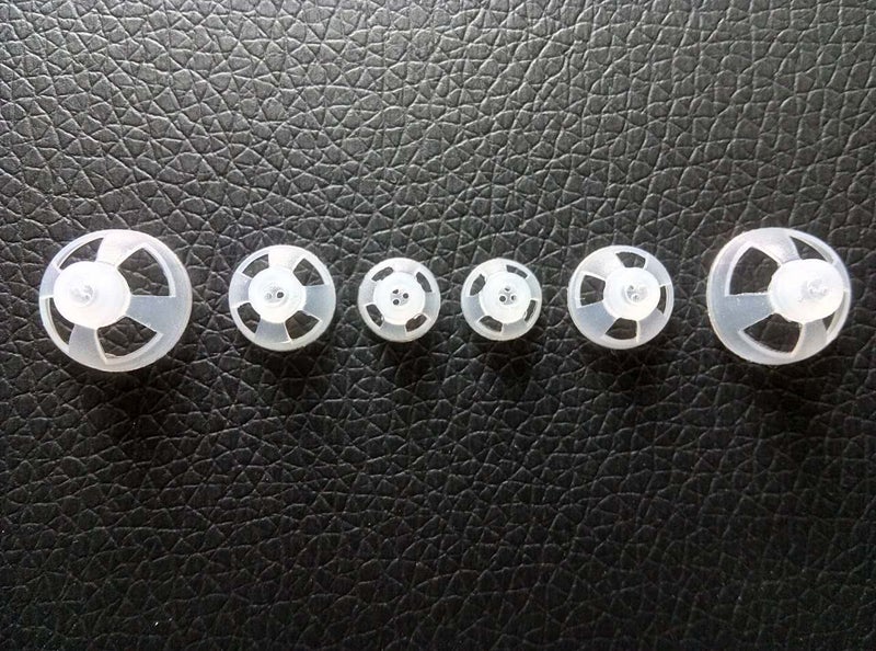 Jungle Care Hearing Aid Ear Piece Open Domes Set 6mm/9mm/12mm (3 Pairs) Comfortable PSAP (Personal Sound Amplifiers Product) Ear Tips Invisible, Perfect for Open Air (Open fit), Except for RIC - Image 1