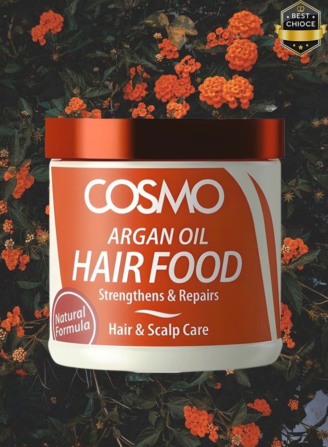 COSMO 4 Pieces Argan Oil Hair Food Strengthens & Repairs Hair & Scalp Care 170 Grams  - Image 2
