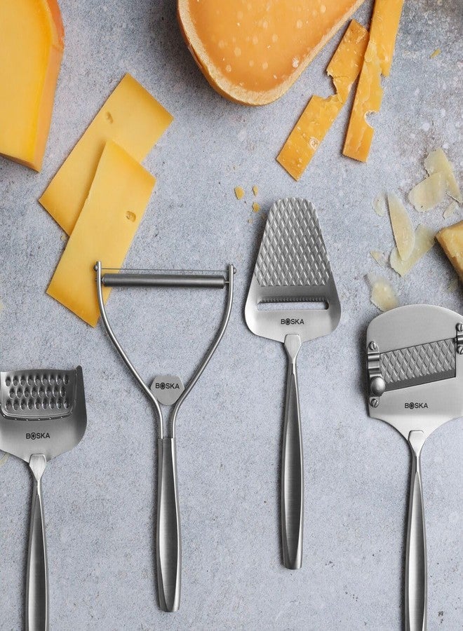 بوسكا قطاعة جبن بوسكا بسلك - موناكو لجميع أنواع الجبن - قطاعة جبن يدوية - للطبخ في المطبخ - فضي غير لاصق - 3 أسلاك بديلة - آمنة للغسل في غسالة الصحون - Image 5