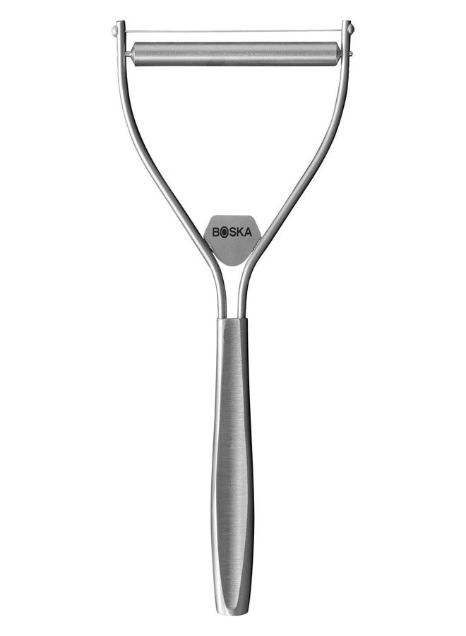 بوسكا قطاعة جبن بوسكا بسلك - موناكو لجميع أنواع الجبن - قطاعة جبن يدوية - للطبخ في المطبخ - فضي غير لاصق - 3 أسلاك بديلة - آمنة للغسل في غسالة الصحون - Image 1