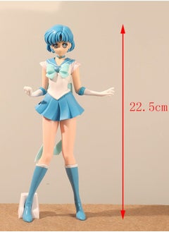 Furtey Sailor Moon Eternal The Movie , Super Sailor Mars Statue , Sailor Moon Figures , Anime Sailor Moon Statue Model , Anime Figure Toy Collection Set , Suitable for Car and Table Decoration 22.5cm  - Image 4