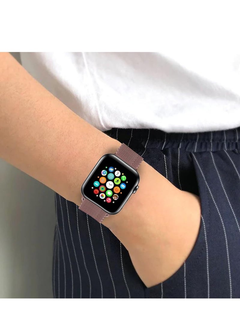 Womdee Apple Watch Band 41mm 40mm 38mm Stainless Steel Metal Strap - Image 2