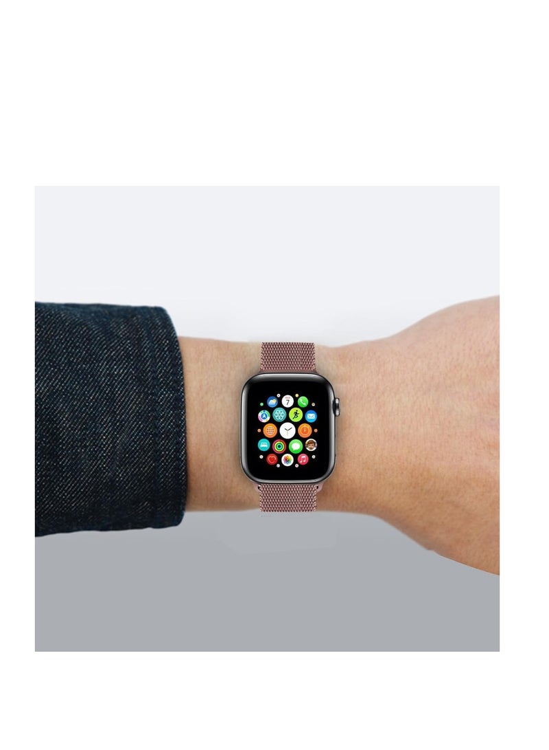 Womdee Apple Watch Band 41mm 40mm 38mm Stainless Steel Metal Strap - Image 5