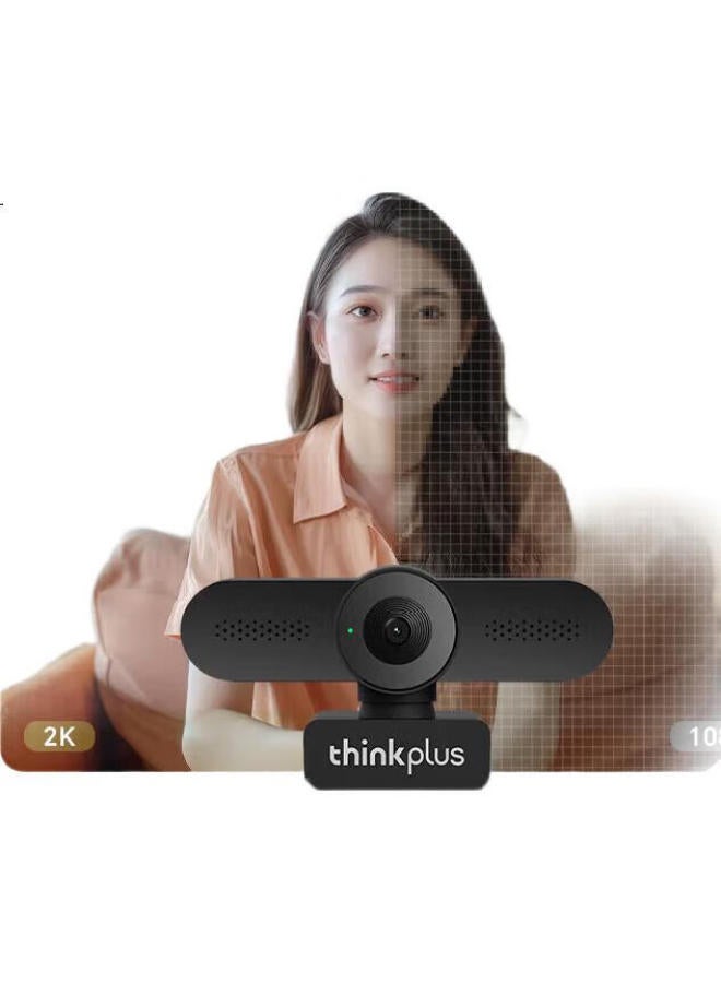 Thinkpad Lenovo Thinkplus Computer Live Webcam 2K Hd With Microphone Conference Webcam Auto Focus Plug And Play Video Conference Webcam Wl24A - Image 3
