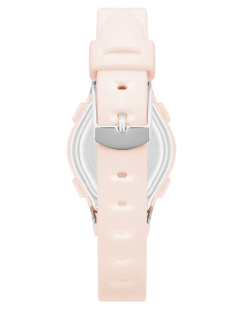 Armitron Sport Women's Digital Chronograph Resin Strap Watch, 45/7012,Pearlescent Pink/Silver - Image 3
