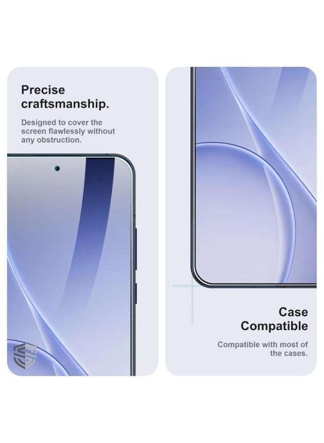 Muzz Screen Protector compatible with Honor 600 Pro, 9H Hardness, Full Coverage, HD Clear, Anti-Scratch Display Protection Guard - Image 5