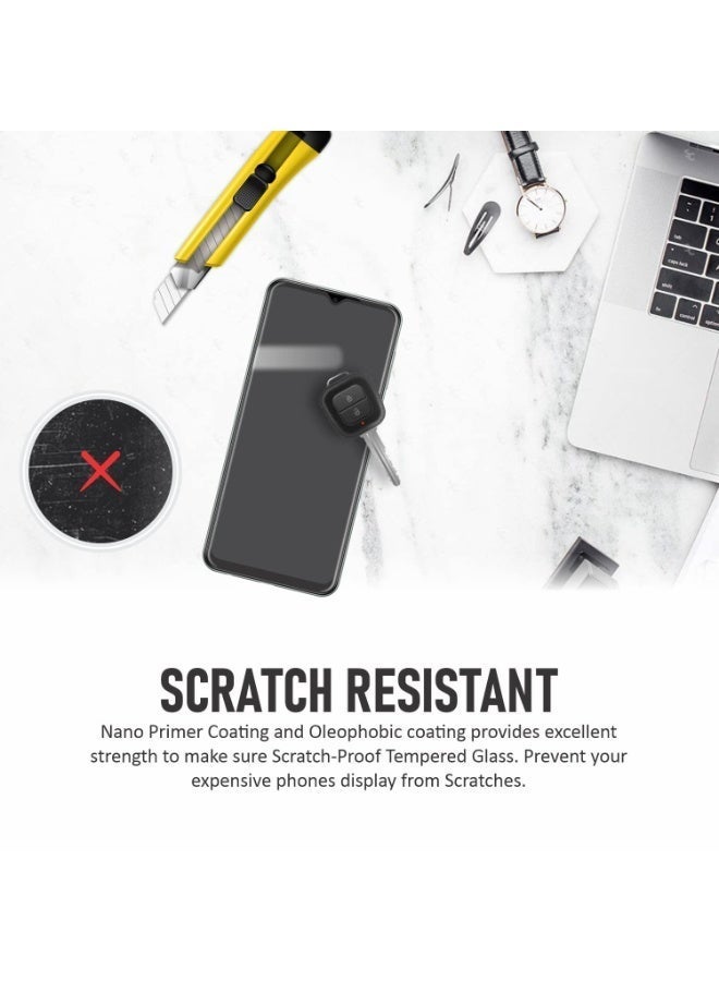 Muzz Screen Protector compatible with Honor 600 Pro, 9H Hardness, Full Coverage, HD Clear, Anti-Scratch Display Protection Guard - Image 2