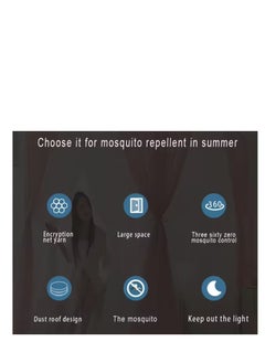 Y&D Bed Canopy Tents Curtain Blackout Curtain Single Bed Tent Curtain Student Shading Cloth Bed Canopy Mosquito Net Student Sleep Privacy Protection  - Image 5