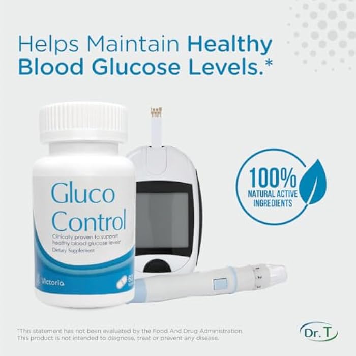 Dr. T Gluco Control – Natural Supplement to Support Healthy Glucose Levels – w/Garcinia Cambogia, Gymnema Sylvestre, White Bean Extract & Green Tea – Supports Metabolism & Well-Being – 60 Tabs 1-Pack - Image 3