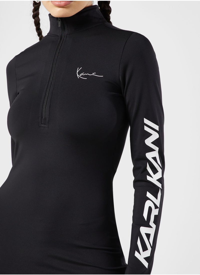 Karl Kani - Chest Signature Zip Dress - Image 1
