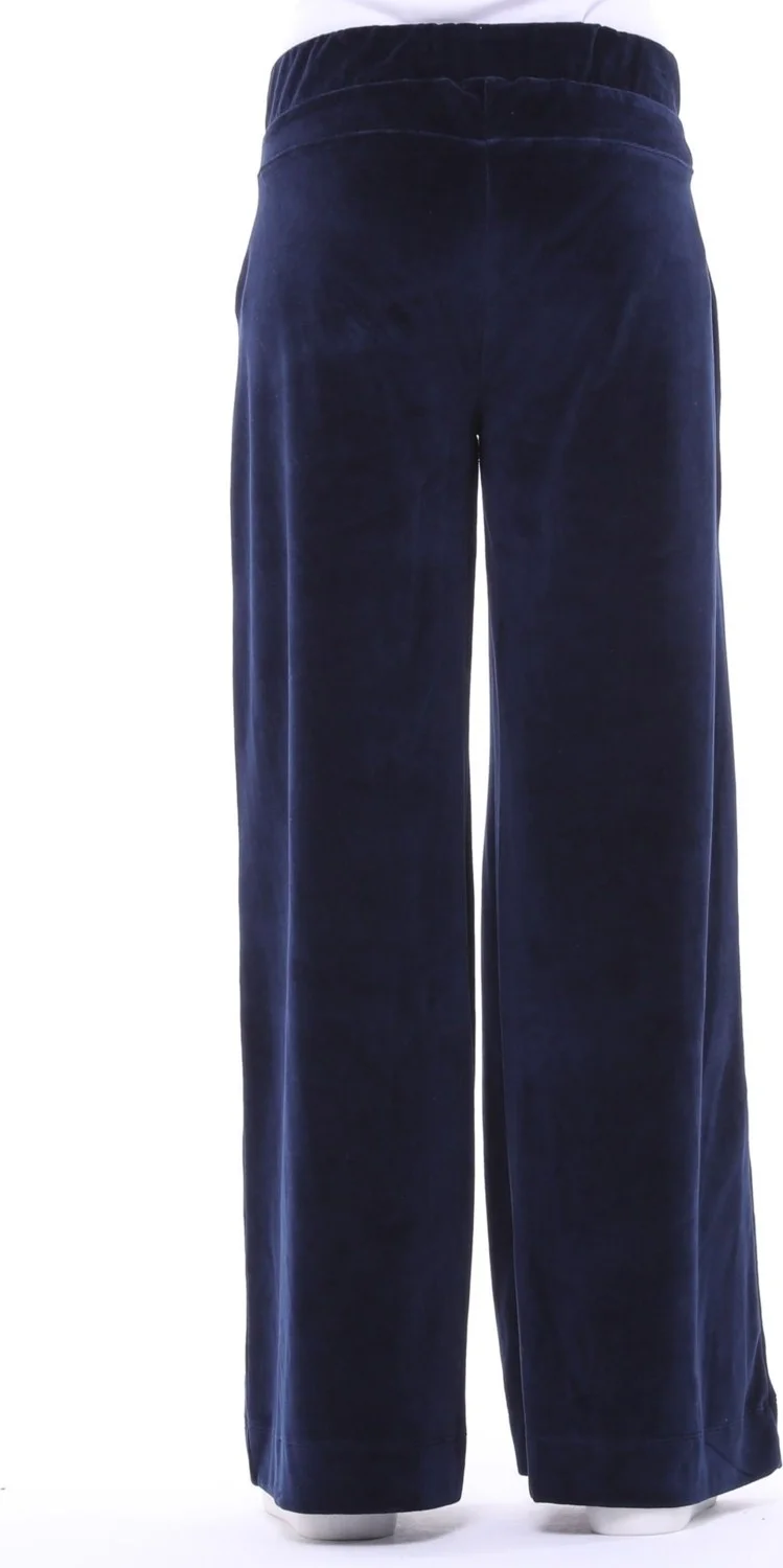 Defy's Women's Oversize Wide Leg Trousers Navy Blue