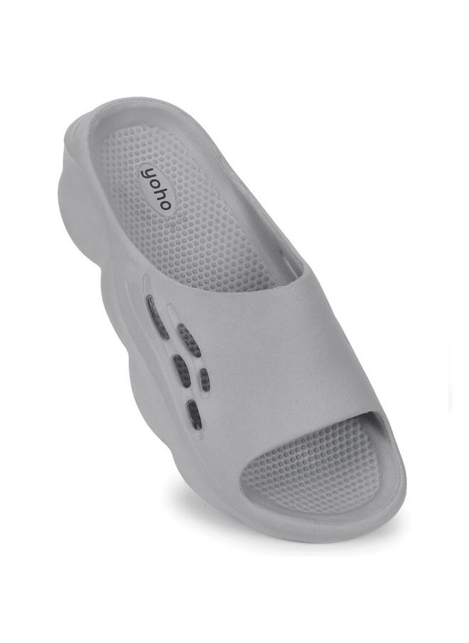 YOHO YOHO Dolphy EVA Sliders For Men | Trending design | Anti-slip sole | Sweat free | Super flexible | Ergonomic and cushioned footbed  - Image 1