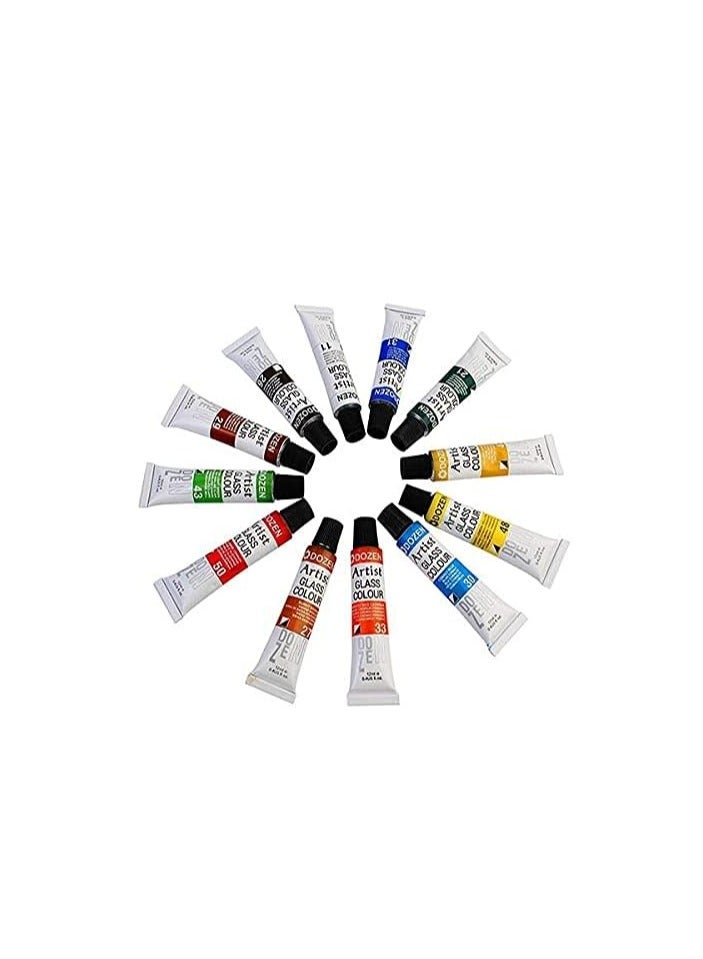 Dozen Glass Colors Studio 12 x 12 ml - Image 2