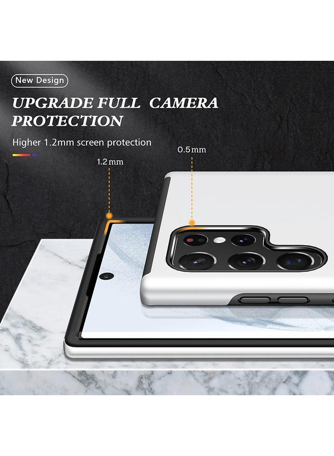 erorex Case For Samsung Galaxy S23 Ultra 5G PC + TPU Magnetic Phone Case with Invisible Ring Holder - Image 5