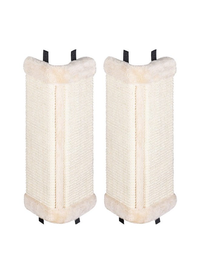 Navaris - Corner Wall Cat Scratcher (Set Of 2)  Wall Mounted Sisal Scratching Pad For Cats  Vertical Corner Mount Scratch Panel Protector For Walls - Image 1