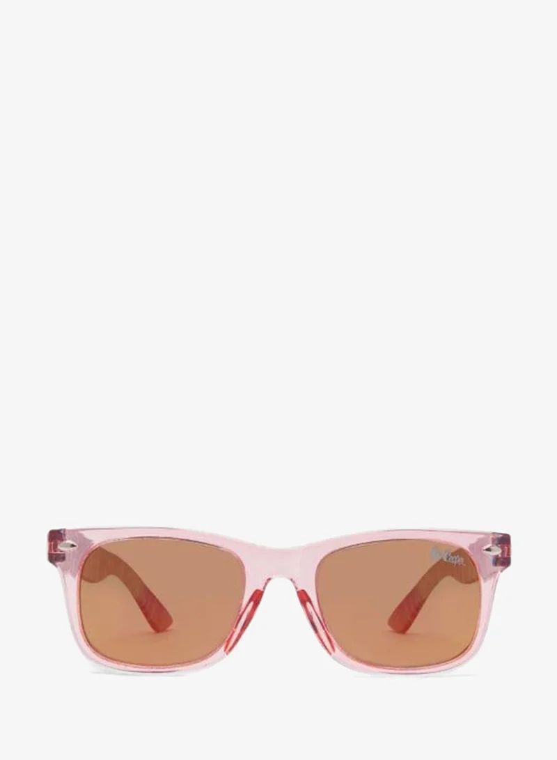 Lee Cooper Polarized Sunglasses Pink Frame Pink Mirror Mirror Lens 44mm  - LCK114C03