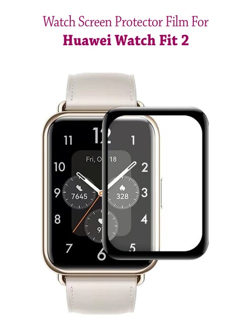Nano Full Screen Protector For Huawei Watch Fit 2 - Black