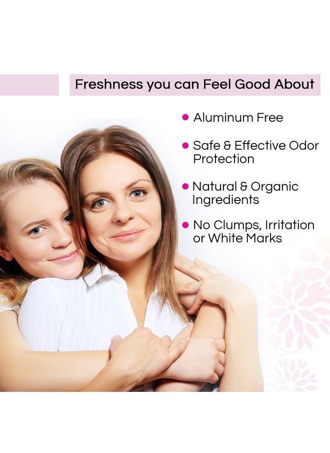 good for you girls Aluminumfree Natural & Vegan Deodorant For Kids Preteens Teens Safe & Effective Odor Protection Clear Rollon Natural Fragrance Soft Powder 3 Oz (Pack Of 1)  - Image 5