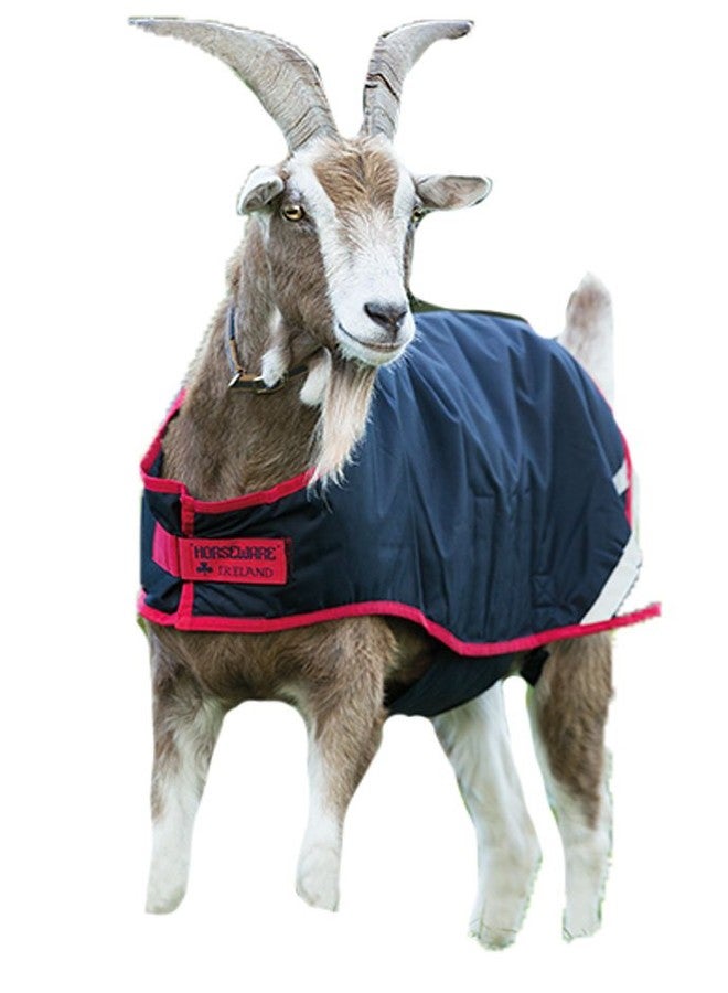 Horseware® Goat Rug - Navy/Red, XL - Image 2