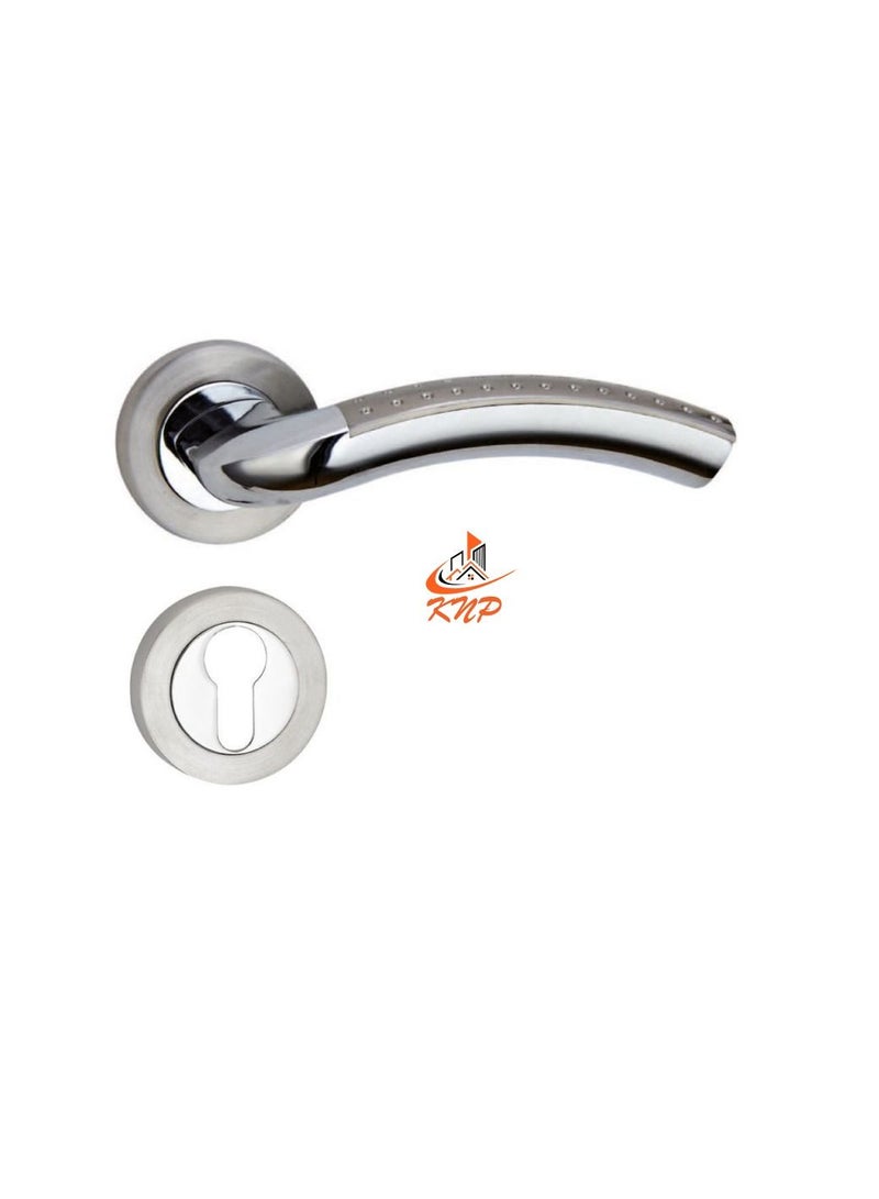 KNP League Zinc Lever High Quality Door Handle Set - Image 2