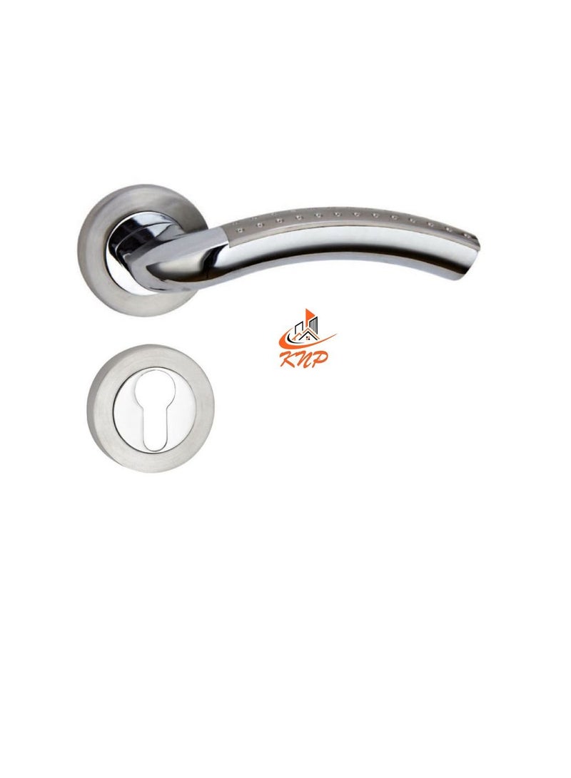 KNP League Zinc Lever High Quality Door Handle Set - Image 3