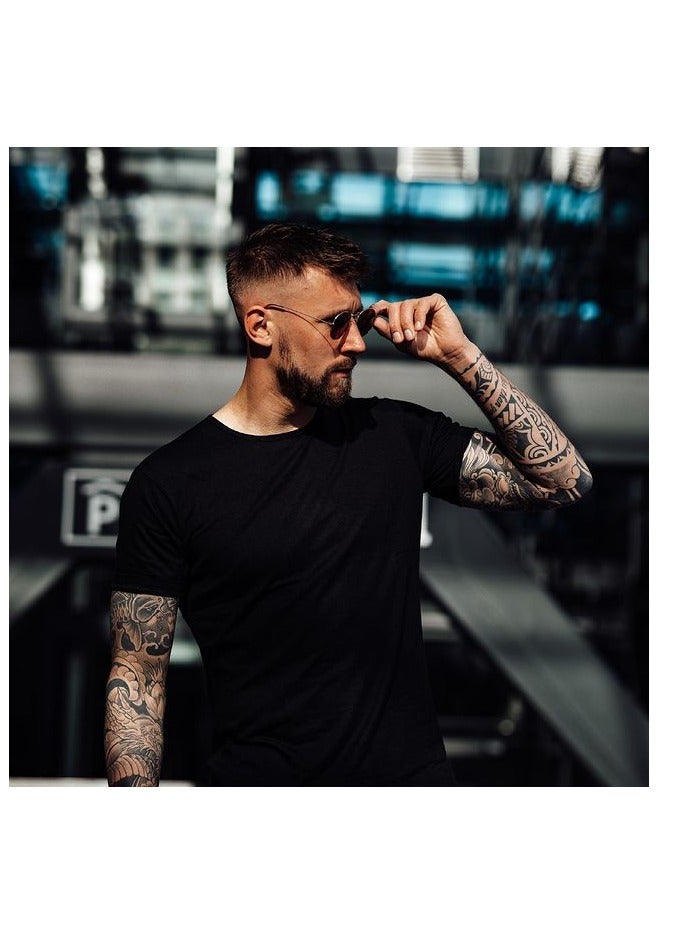 Nooboo Luxe Bamboo Men T-Shirt Black - S - Image 5