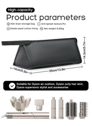 Travel Case for Dyson Styler/Shark Flexstyle, Portable Carrying Case for Dyson Supersonic Hair Dryer, Waterproof Anti-scratch Dustproof Shockproof Protection Organizer Travel Storage Bag - view 2