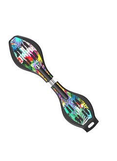 Beauenty Skateboard Waveboard Caster Board Standard Complete Skateboards Unisex Lightweight Board Cool Skate Board for Beginner/Kids/Teens/Adult  - Image 2