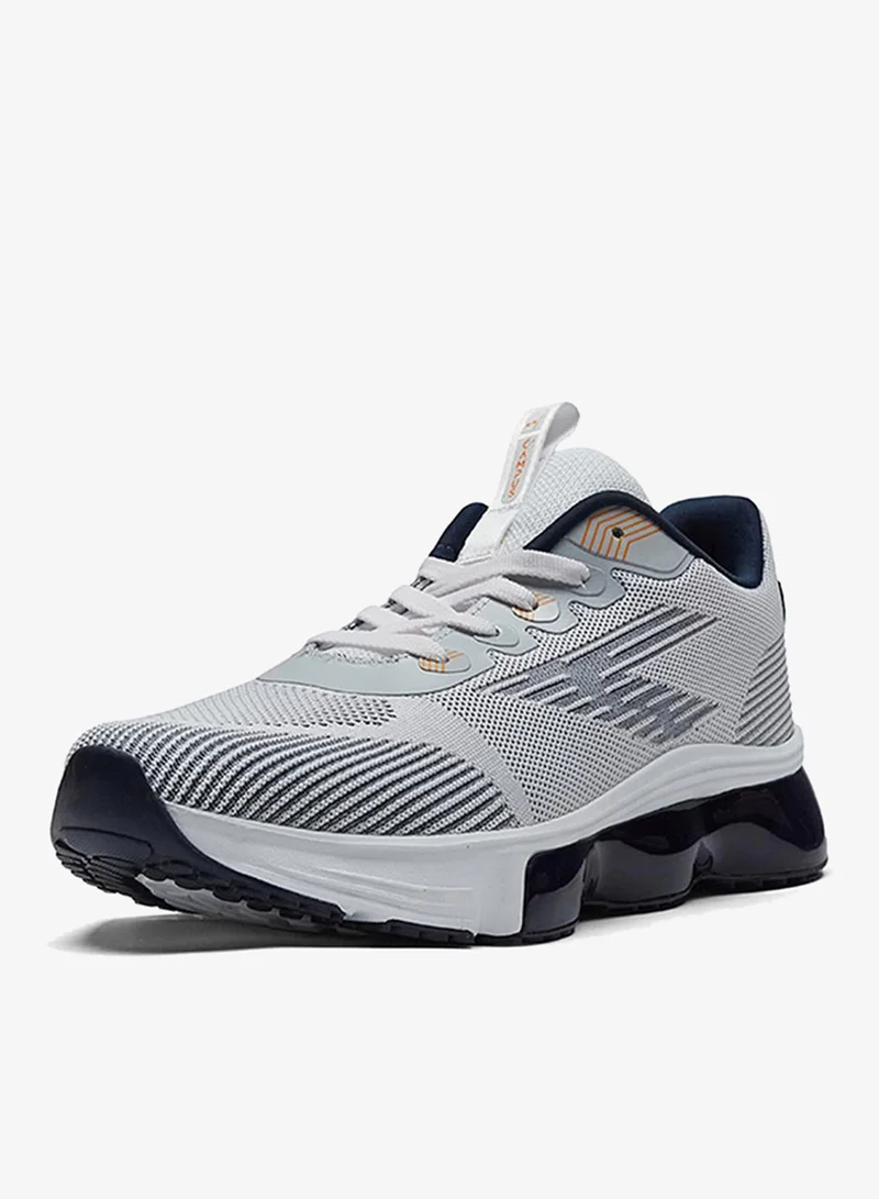 Campus White Men Spade Bubble Yoga Max Lace-Up Running Shoes-White for Men | Best Price UAE
