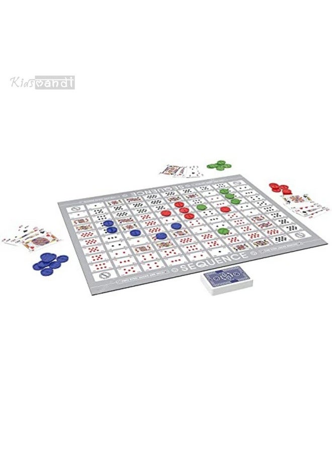Kids Mandi Sequence Board Game | Make 5 In A Series Card Game | Board Game For All Ages,Multicolor  - Image 4