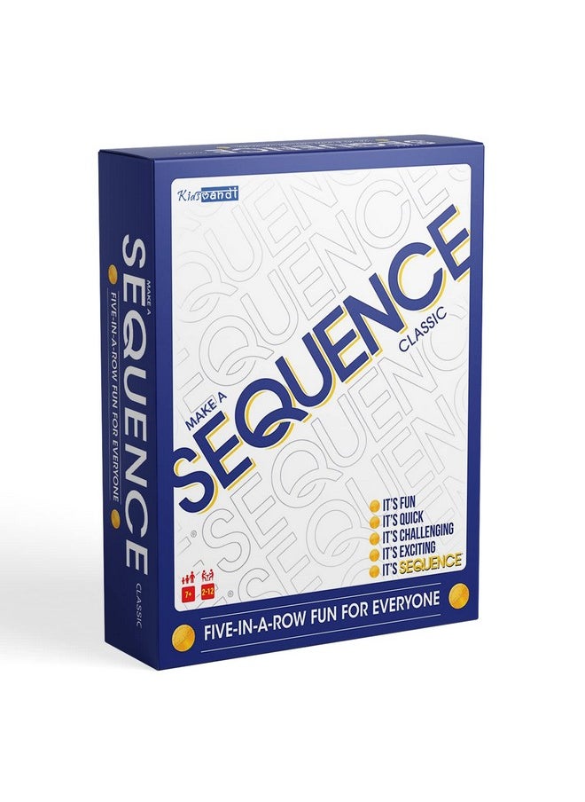 Kids Mandi Sequence Board Game | Make 5 In A Series Card Game | Board Game For All Ages,Multicolor  - Image 1