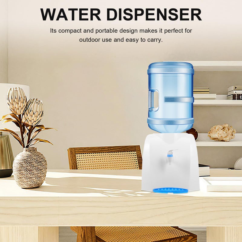 Portable Countertop Water Cooler Dispenser With Tap For Office And Outdoor Use - Image 4