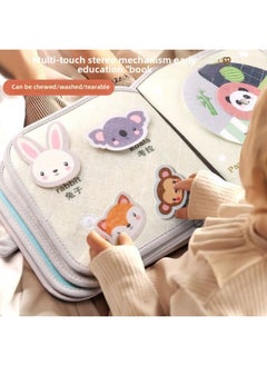 Generic Tear And Tear Books, Cloth Books, Tear And Wash Hands, Tear Cloth Books, Baby Can Bite Baby Early Education Toys, 6-12 Months, Foreign Trade-Color:2 Upgraded Books (fruits And Vegetables + Animals)-Specification:Single Product  - Image 4