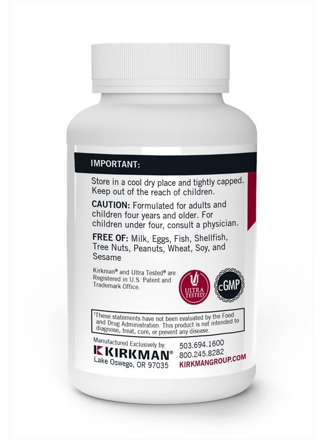 Kirkman DMG (Dimethylglycine) 300 mg - 120 Capsules - High Potency - Supports Methylation - Hypoallergenic - Image 3