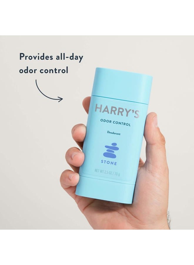 Harry's Men's Deodorant Variety Pack, Aluminum Free Deodorant for Men, Odor Control, 2.5 Oz, Stone, Shiso, Redwood (Pack of 3) - Image 3