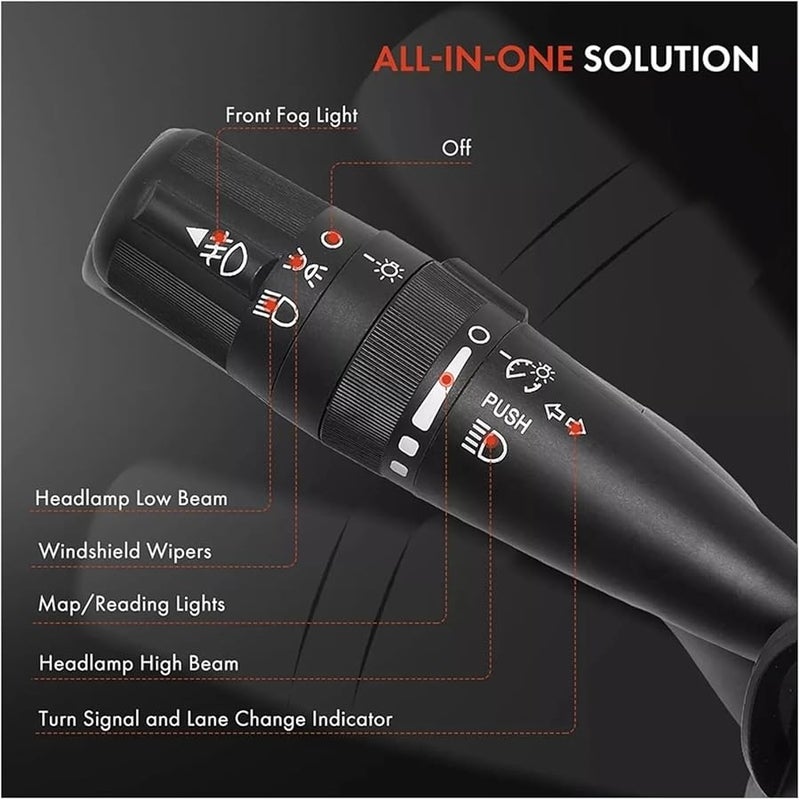 Jeep Wrangler 2007 2018 Multi Function Combination Switch Steering Column Indicator Light - Image 3