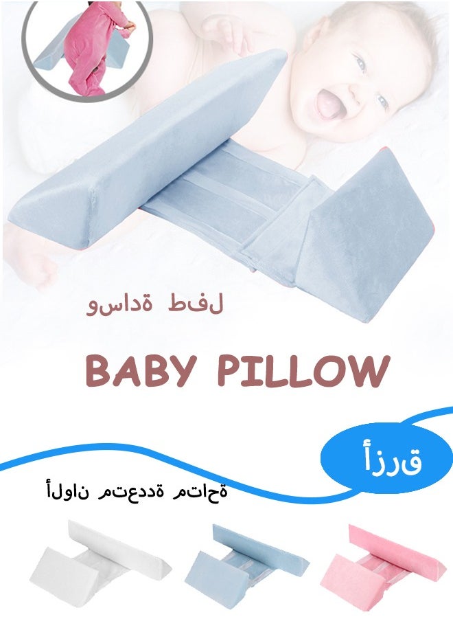 Generic - Baby Side Sleeping Pillow,Baby Pillow,  Shaping Pillow, Anti-Tilt Head And Lumbar Protection Baby Pillow, Anti-Spit-Up Pillow, Baby Sleeping Pillow, Height Adjustable, Side Sleeping Wedge Adjustable, Triangle Support - Image 1