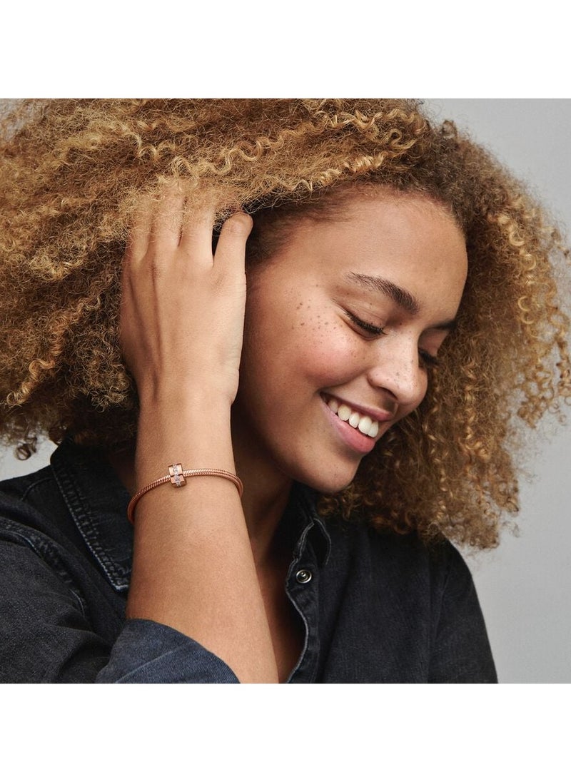 PANDORA - Sparkling Row Spacer Charm - Image 1