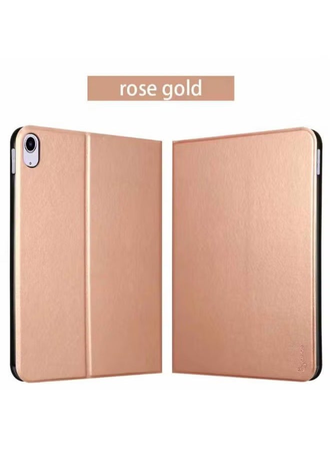 SmartGrist Smart Magnetic Folding Flip Cover Case for Apple iPad 5/6/Air/Air 2 (9.7") – Rose Gold - Image 1
