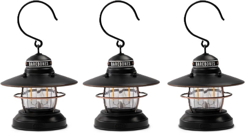 Barebones Edison Mini Lantern (Bronze) 3 Pack - Image 1