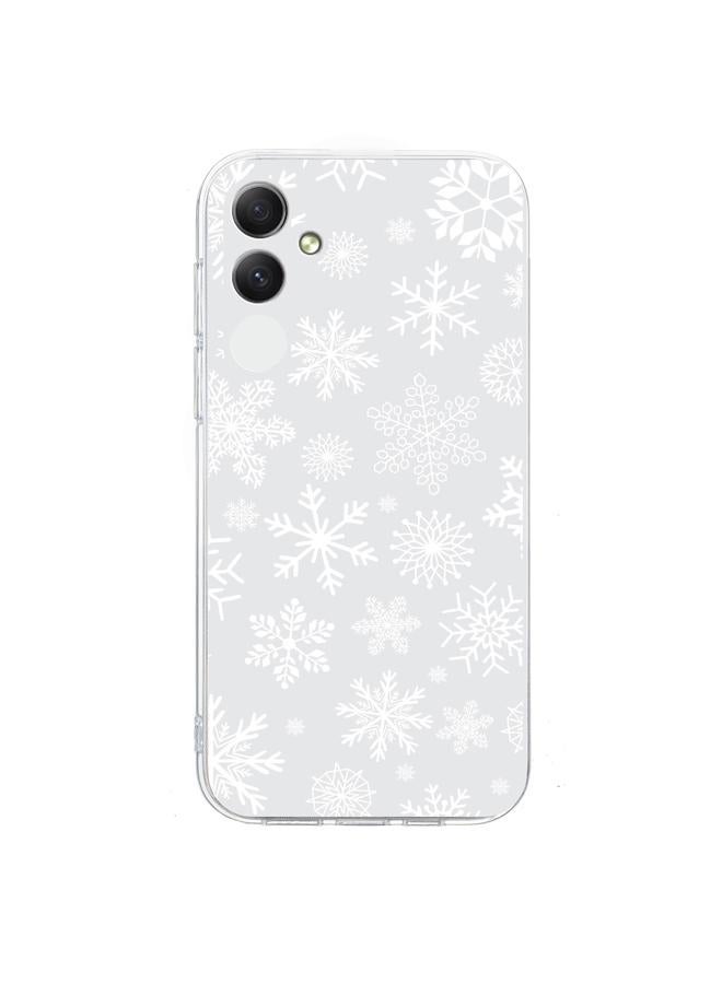 اس-توب جراب لهاتف Samsung Galaxy A05، جراب هاتف شفاف من مادة TPU بنمط عيد الميلاد المرسوم - Image 2