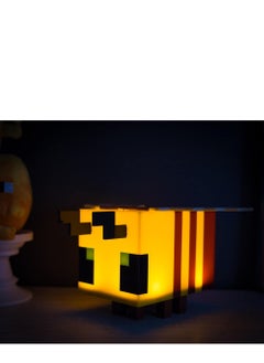 MINECRAFT Creative Bee LED Night Light - Home Decor Table Lamp for Kids, Bedroom Atmosphere, Gift for Children, Luminous Model Toy  - Image 2